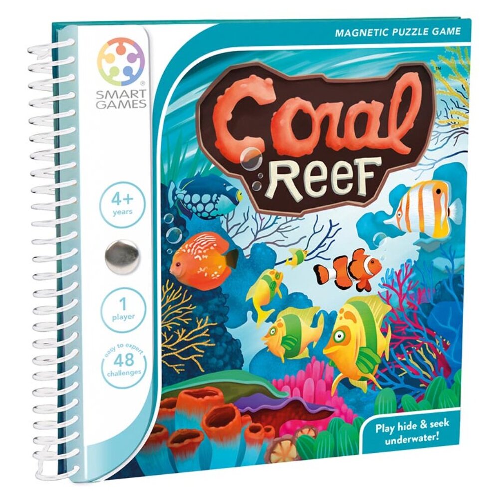 Smart Games -Coral Reef- Magnetic Travel Logic Game New Sealed Age 5+